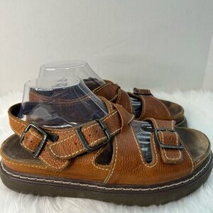 Noatak Men’s Leather Chunky Fisherman Boho Adjustable Straps Outdoors Sandals